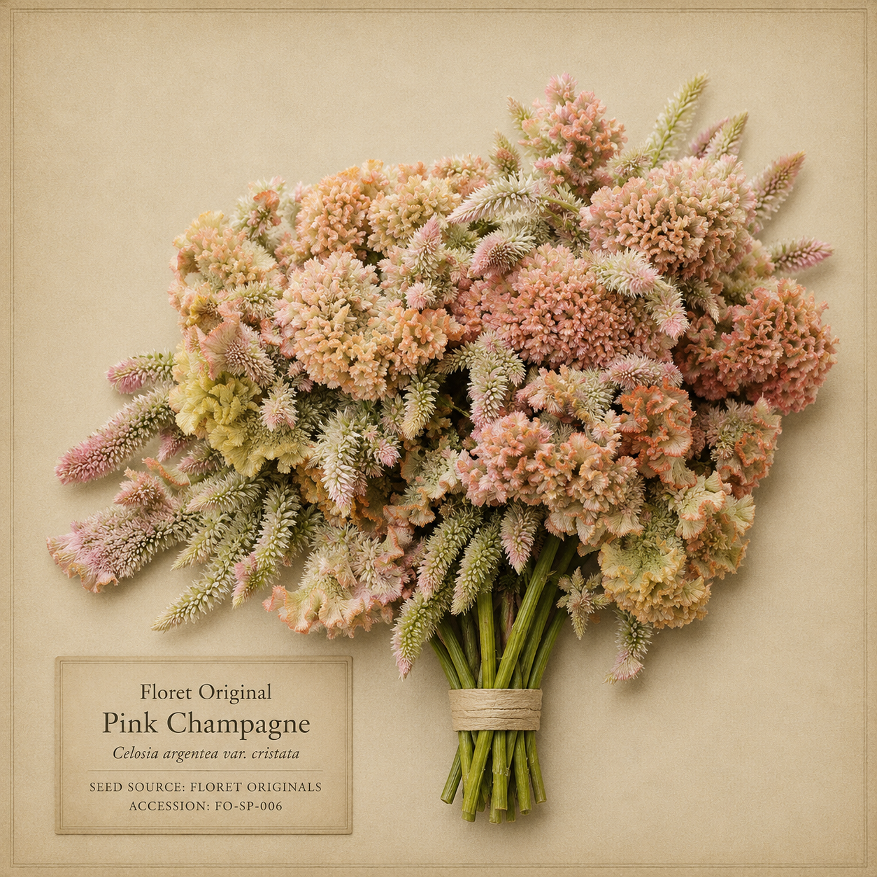Pink Champagne celosia