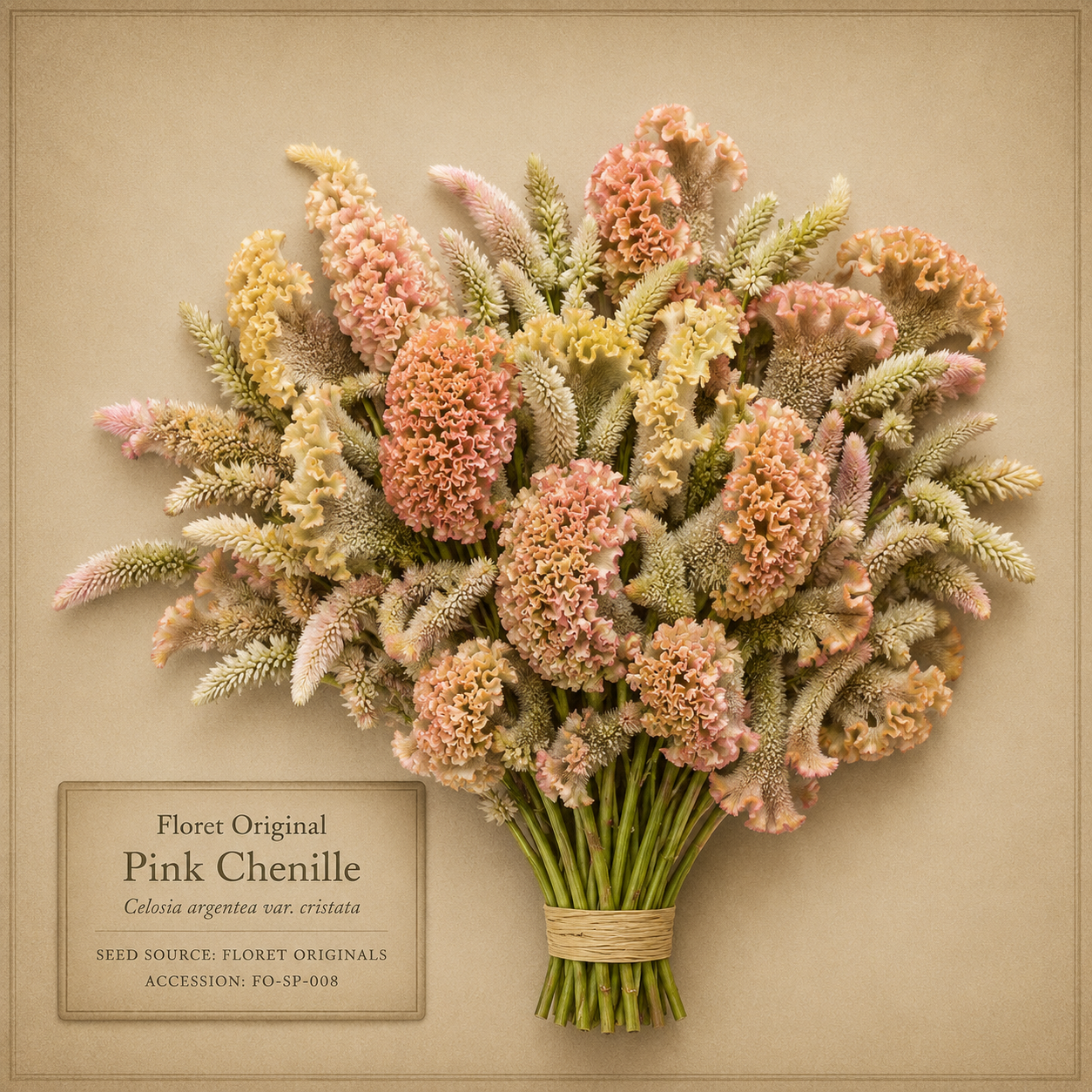Pink Chenille celosia